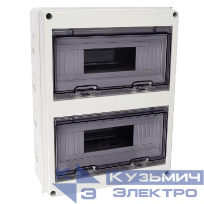 Бокс модульный накладной PDB/W 4024 GR (ЩРН-ПГ-24) IP65 пластик. Pro JazzWay 5072145