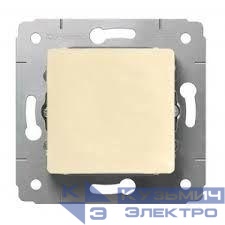 Выключатель 1-кл. СП Cariva 10А IP20 сл. кость (DIY-упак.) Leg 695900