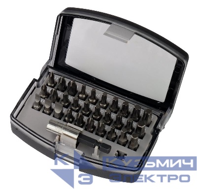 Набор бит SL/PH/PZ/Hex/Tx (30шт) и битодержатель в кейсе (31 предмет) FELO 02013116
