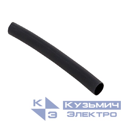 Набор трубок термоусадочных ТУТк клеевые 9/3 нг черн. по 100мм (уп.20шт) PROxima EKF tut-k-n-9