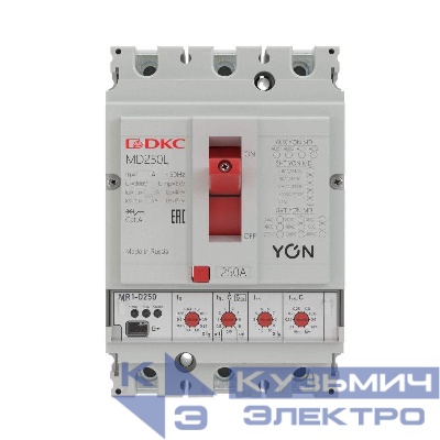 Выключатель автоматический 3п 160А 40кА Ir 0.4…1xIn Isd 1.5…10xIn YON MD160N-MR1