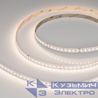 Лента светодиодная UL-A126-10mm 24V Warm 3500К 8Вт/м IP20 высок. эффект. 165лм/Вт (уп.5м) Arlight 044496