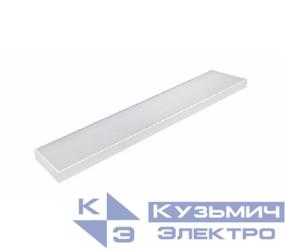 Светильник светодиодный LL-DVO-041-M1200х300 (4350.850.T.11.0.4) 41Вт 5530лм 5000К CRI>80 рассеиватель микропризма IP40 1195х295х50мм универсальный монтаж LeaderLight М0000054579