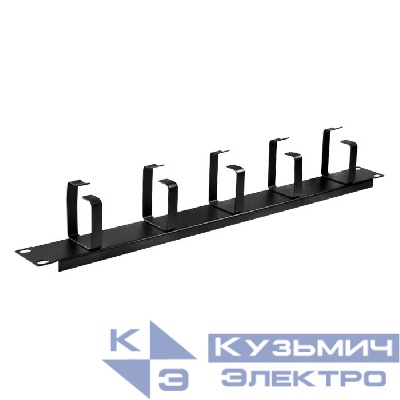 Организатор кабельный 1U 19дюйм метал. SUPRLAN 05-0407