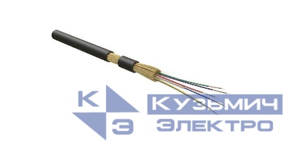 Кабель FO-MB-IN/OUT-9S-24-LSZH-BK волоконно-оптический 9/125 (SMF-28 Ultra) одномод. 24 волокна безгелевые микротрубки 1.06мм (micro bundle) внутр./внешн. LSZH IEC 60332-3 –40/+70град.C черн. (куски 300/80) Hyperline 417415