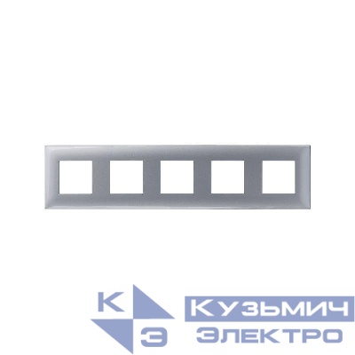 Рамка 5-м 10мод. Avanti "Закаленная сталь" DKC 4404900