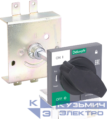 Рукоять выносная для установки на дверь шкафа 150мм РП-306Rc DEKraft 28748DEK