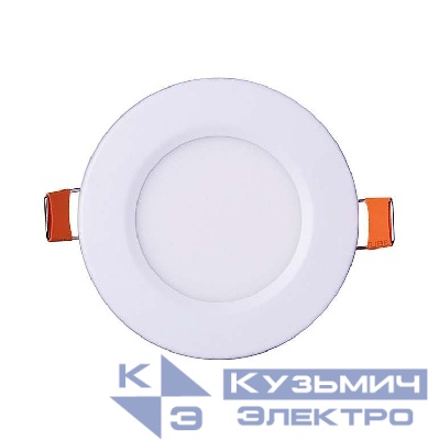 Светильник светодиодный PPL-R WH 3Вт 4000К IP40 d90мм ДВО встраив. ультратонкий кругл. JazzWay 5008427A
