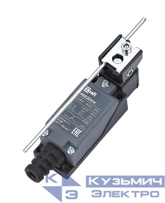 Выключатель концевой 1НО1НЗ вращающийся стержень регулиру. длины метал. DEKraft 34002DEK