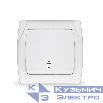 Переключатель проходной 1-кл. СП Маргарита 10А IP20 бел. UNIVersal М0025