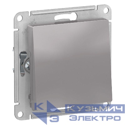 Переключатель 1-кл. AtlasDesign Aqua IP44 (сх. 6) 10AX механизм алюм. SE ATN440361