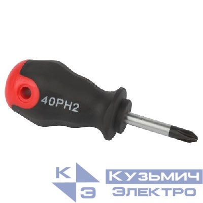 Отвертка PH 2х40мм крестовая двухкомпонентн. рукоятка ЭРА Б0055843