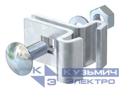 Комплект зажим балочн. с болтом с полукруглой плоской головкой М10х25 TKG 30 42 FT OBO 6018963