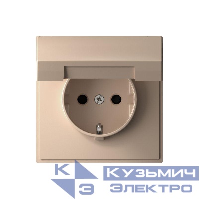 Розетка ArtGallery 16А IP20 с заземл. со шторками с крышкой быстрозажим. клем. механизм песочн. SE GAL001246S