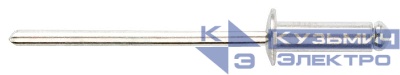 Заклепка 3.2х10 мелкая фасовка (уп.50шт) FIT 23720