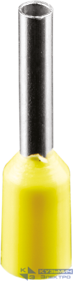 Наконечник-гильза втулочная 71 905 NET-E1008-B10 желт. (уп.10шт) Navigator 71905