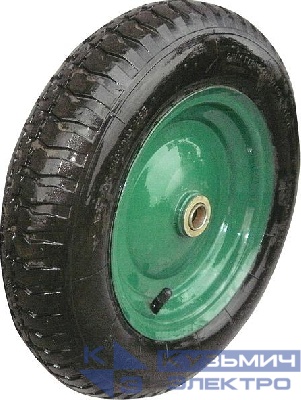 Колесо запасное 400х90х230мм для тачки 77552 (4.80дюйм/4.00дюйм-8дюйм) (посадка ширина 80мм диаметр 16мм ) FIT 77562д