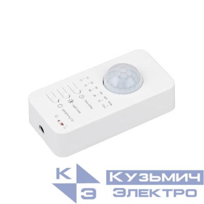 Контроллер SMART-SENS-101-14-82-SUF White 5-24В 1х3А Step PIR 2.4G IP20 пластик INTELLIGENT ARLIGHT 046484