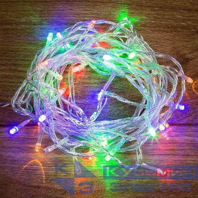 Гирлянда светодиодная "Твинкл Лайт" 6м 40LED мультиколор 5.1Вт IP20 провод ПВХ прозр. Neon-Night 303-179