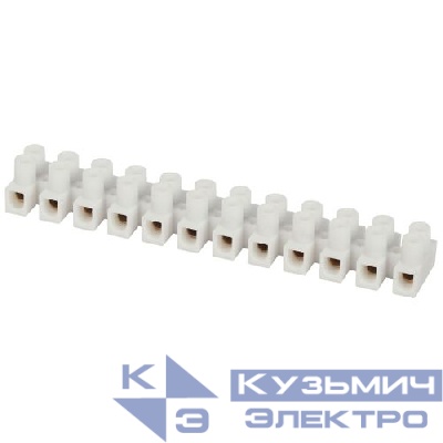 Зажим винтовой изолированный ЗВИ-нг 3А 0.5-4.0кв.мм 12 пар бел. NO-225-500 Эра Б0068064