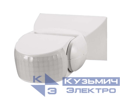 Датчик движения DD-02 настенный 180град. 1200Вт 10-900с 12м 3-2000Лк IP65 бел. Duwi 25831 5