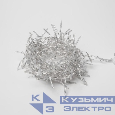 Гирлянда светодиодная ULD-S0300-200/DTA WHITE IP20 FIRECRACKER с контроллером «Фейерверк» 3м бел. свет провод прозр. Uniel UL-00005476