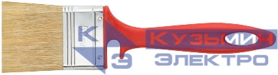 Кисть флейцевая "Крафт" 50мм натур. свет. щетина пластик. ручка с выемкой КУРС 00843