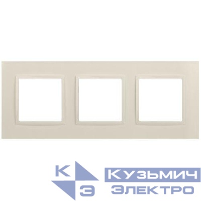 Рамка 3-м Elegance 14-5013-02 Classic слон. кость Эра Б0060582