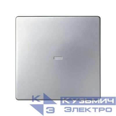 Клавиша с окном подсветки алюм. Simon82 Detail 8200011-033