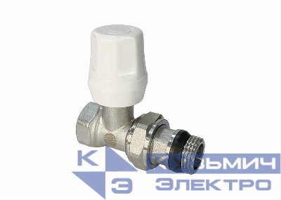 Клапан для радиаторов ручной прямой 1/2дюйм (с доп. уплотнением) (60/6) К VALFEX VF.08.RN.04