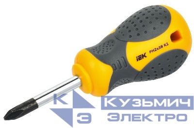 Отвертка крестовая Ph2х38мм K1 ARMA2L 3 IEK A2L3-SC10-K1-PH-20-038