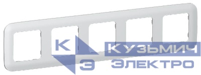 Рамка 5-м СП FLITE РУ-5-А-ФлЖ жемчуж. IEK FI-M52-31-20-K36