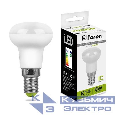 Лампа светодиодная LB-439 5Вт R39 рефлектор 4000К E14 230В FERON 25517