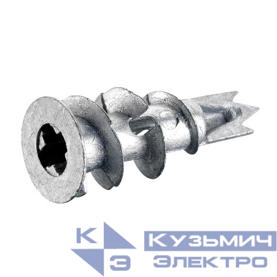 Дюбель KLA (DRIVA) для гипсокартона (сталь) с шурупом 4.5х35 (уп.10шт) (кор.) Sormat FAS1075920