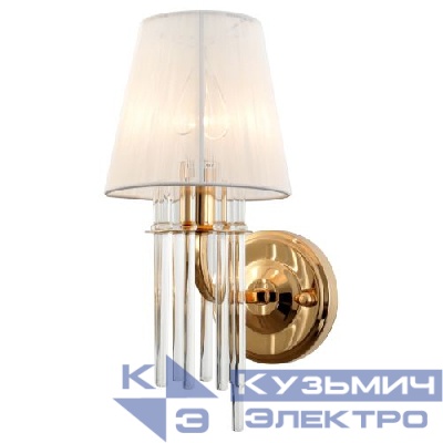 Бра Lilith 1039-401 настенный 1хE14 40Вт хрусталь Rivoli Б0054949
