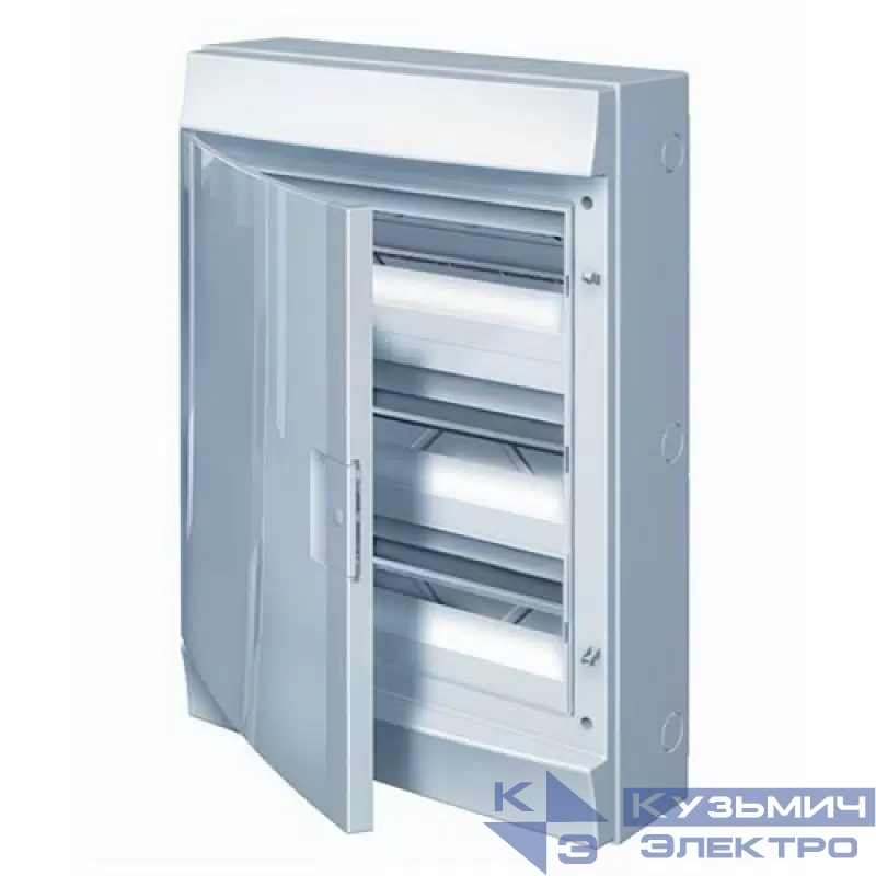 Бокс настенный MISTRAL41W / 54M N+PE непрозрачная дверь 1SLM004102A3109