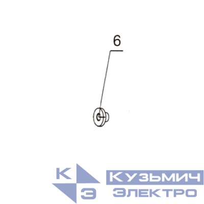 Запчасть №6 для PAG311BWT. T-образная втулка