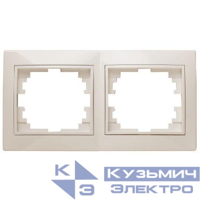 Рамка 2-м СП Plano 1-502-02 гор. сл. кость Intro Б0027626