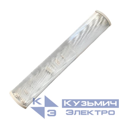 Светильник ДПО 11-2х10-001 УХЛ4 без ламп (под лампу T8 G13) 632х118х40мм Свет Витебск 0125-0005