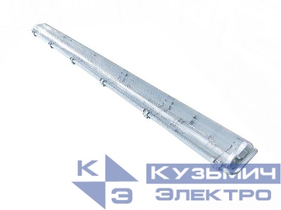 Светильник влагозащитный СПП-Т8-G13 Lite G13 IP65 1275х110х60мм ДСП линейный для LED ламп 2х1200мм GAUSS 909447212