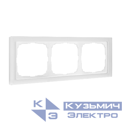 Рамка 3-м ArtGallery Pure матов. органич. стекло бел. SE GAL330103