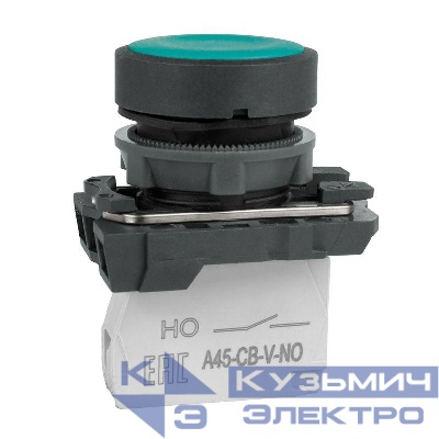 Кнопка OptiSignal D22 C5-P-310 зел. пластик 1НО XB5AA31 КЭАЗ 332181