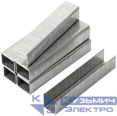 Скоба для степлера закален. прямоугол. 10.6х1.2мм 12мм тип 140 широкая (уп.500шт) FIT 31212