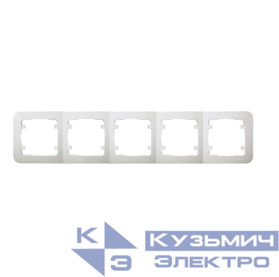 Рамка 5-м Lillium горизонт. бел. Makel 71059
