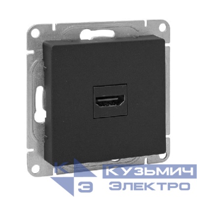 Розетка СП Эпика HDMI механизм черн. EKF UP1-SOB-HDMI