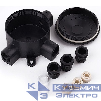 Коробка ответвительная У409-3 У15 3 ответвления IP65 Электротехник ET000738