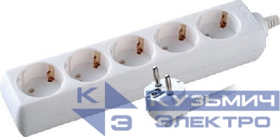 Удлинитель 5х5м с заземл. 16А IP20 S 5х5-Z 2.2кВт Volsten 9320