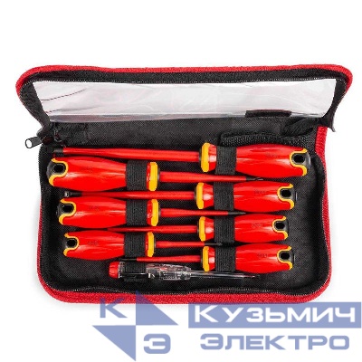 Набор диэлектрических отверток "Слим" НИО-2208 КВТ 88934