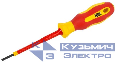 Отвертка диэлектрическая SL2.5х75 Т2 ARMA2L 5 IEK A2L5-SC30-T2-SL-25-075
