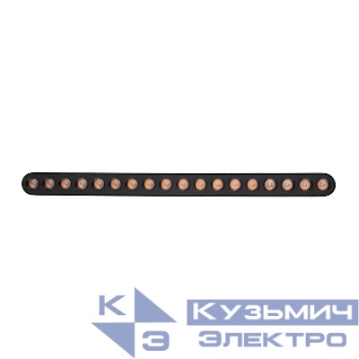 Светильник светодиодный трековый MTR16 1218 18Вт 3000К spot 36град. BL IP20 низковольтный Pro черн. JazzWay 5056336
